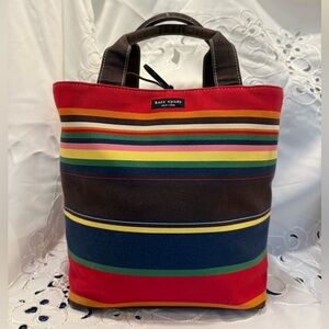 Kate Spade Vintage Striped Canvas Tote Bag